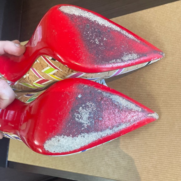 💯 Authentic Christian Louboutin So Kate Cork 120mm - 𝙼𝚄𝚂𝚃 𝚂𝙴𝙻𝙻 ‼️‼️‼️ - Picture 10 of 14